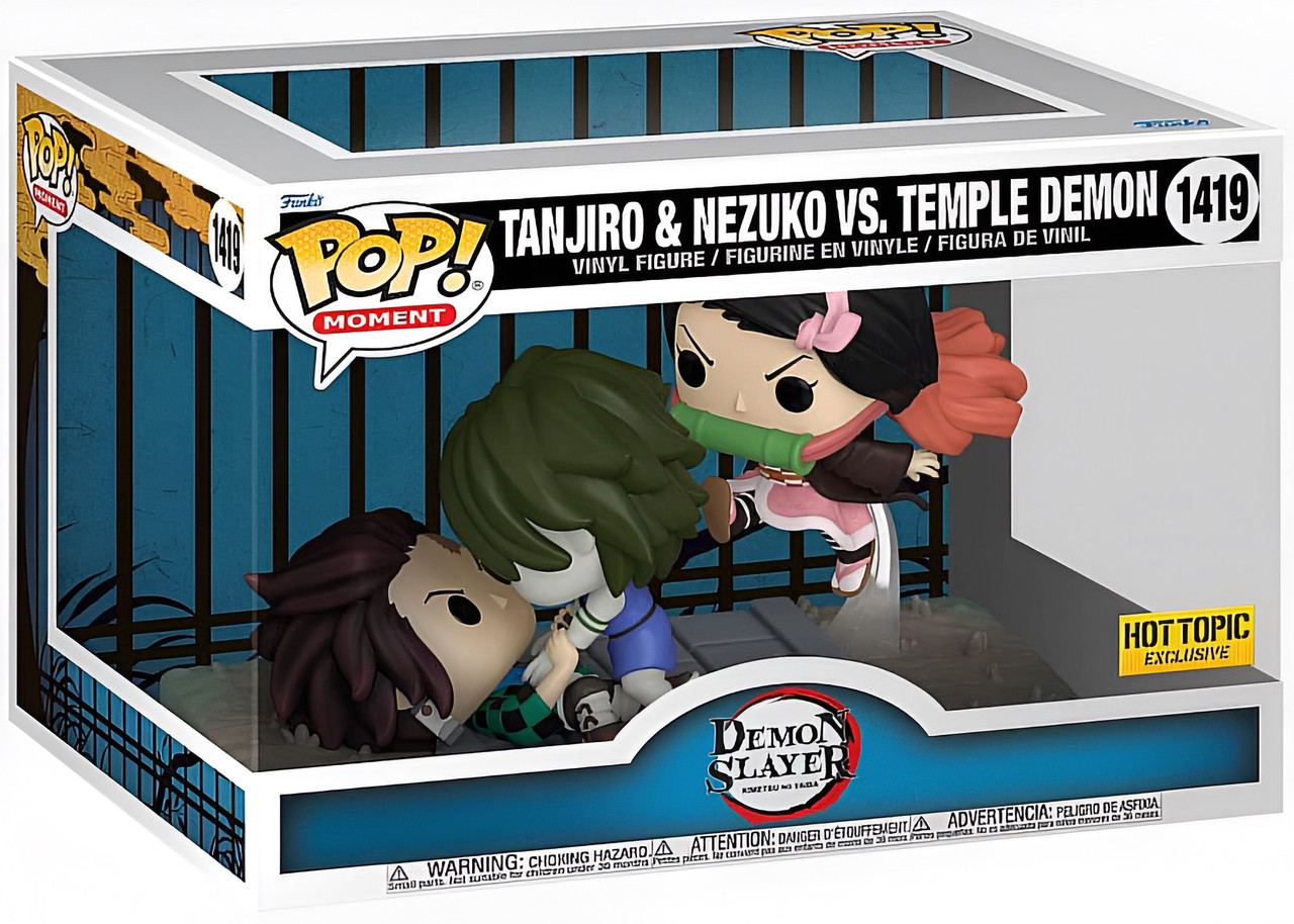 Demon Slayer - Tanjiro & Nezuko vs. Temple Demon Pop! Vinyl Figure