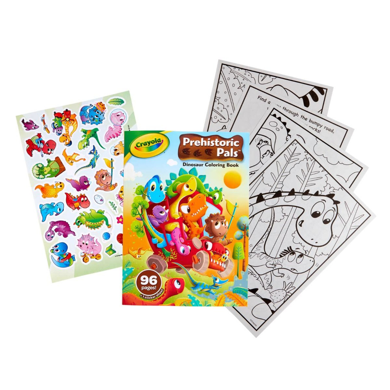 Crayola Colouring Book: Prehistoric Pals Dinosaur 96 Pages Crayola Colouring Book: Prehistoric Pals Dinosaur 96 Pages