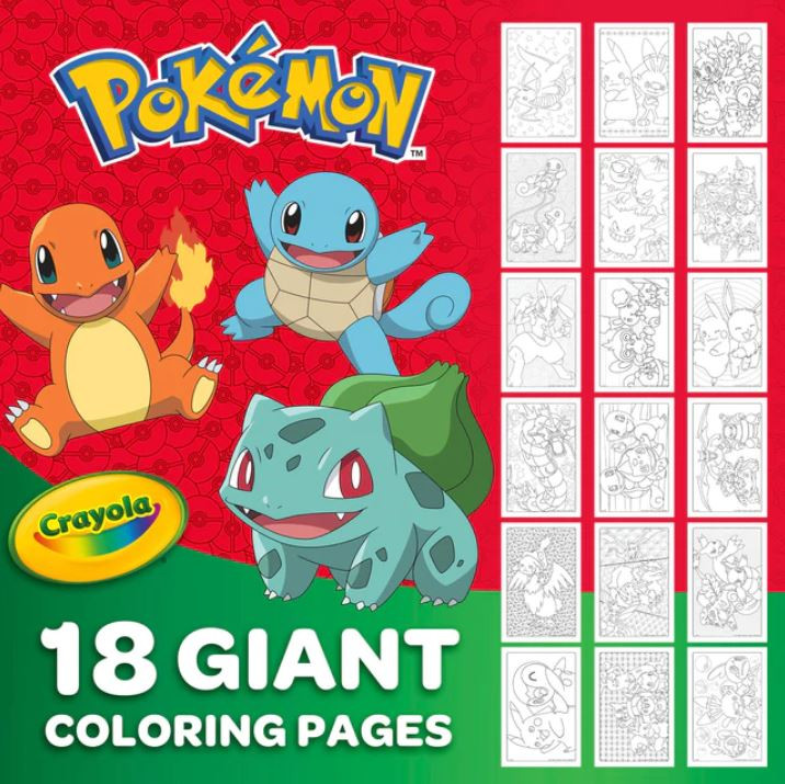 Crayola Giant Colouring Pages - Pokémon