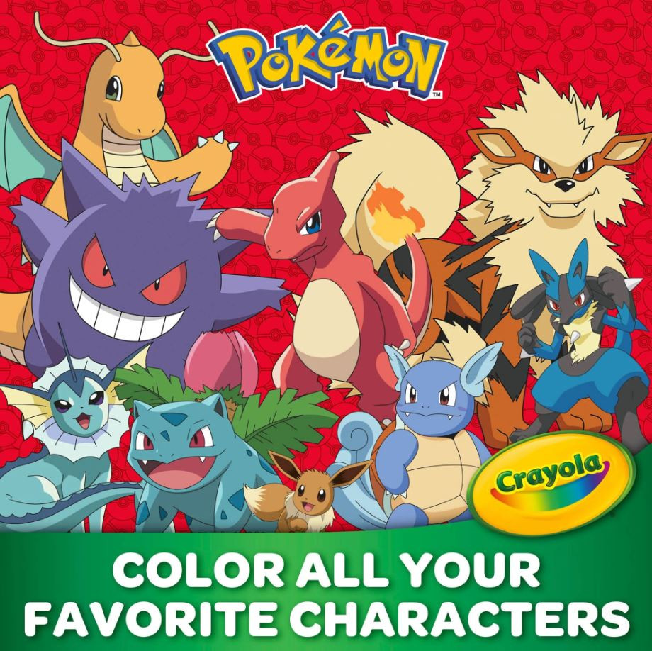 Crayola Giant Colouring Pages - Pokémon