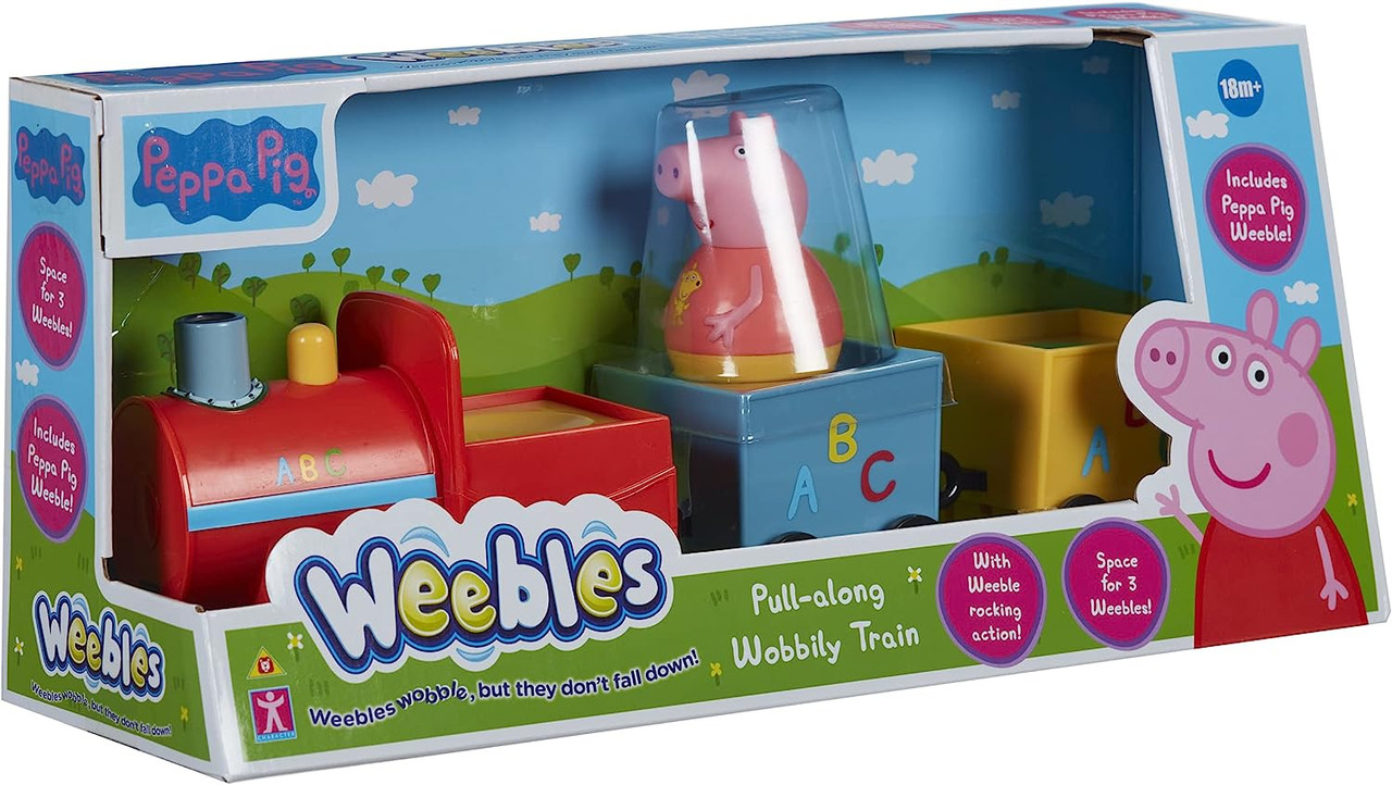 Peppa Pig Weebles Pull Along Wobbily Train Peppa Pig Weebles Pull Along Wobbily Train