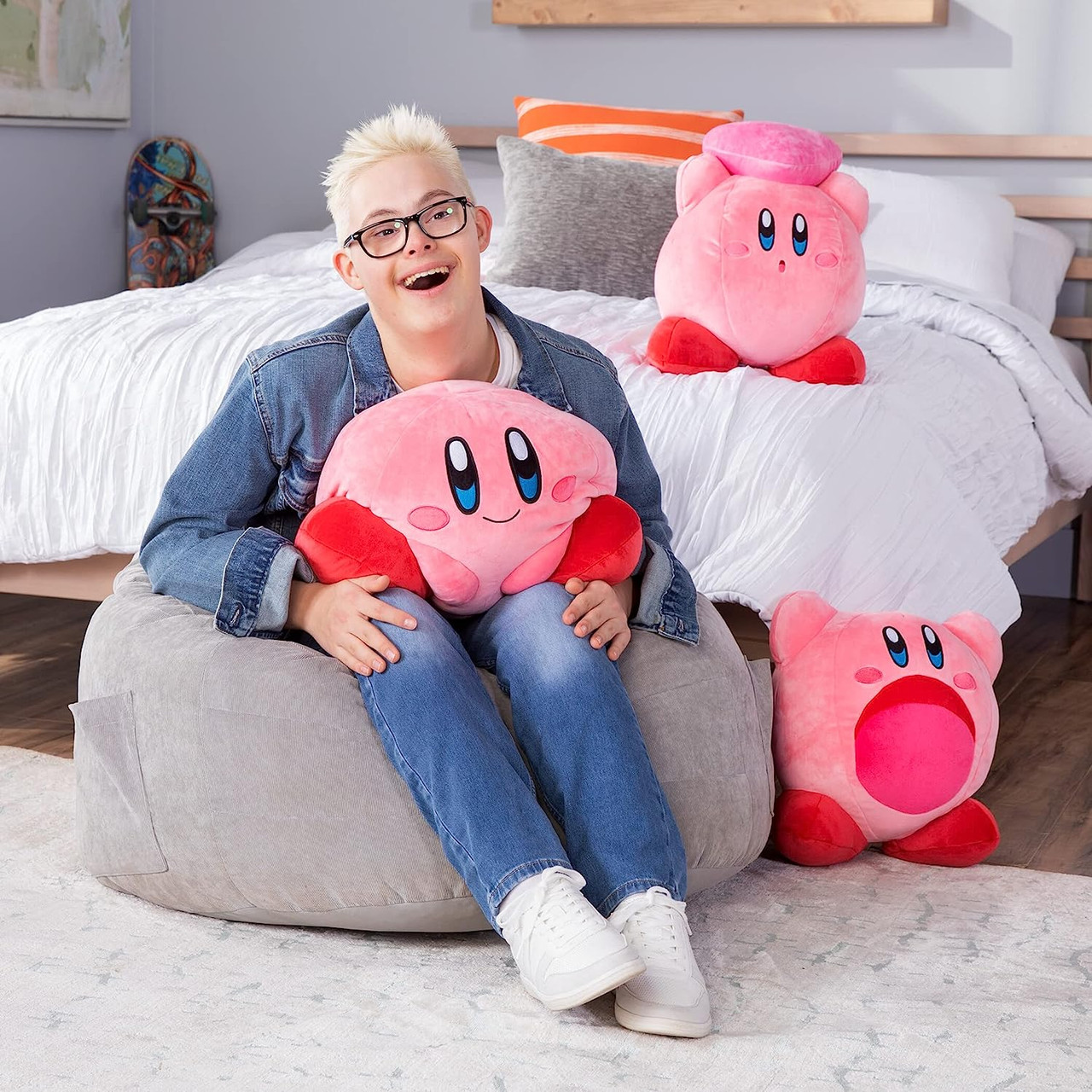Mocchi-Mocchi- Kirby Plush 15"
