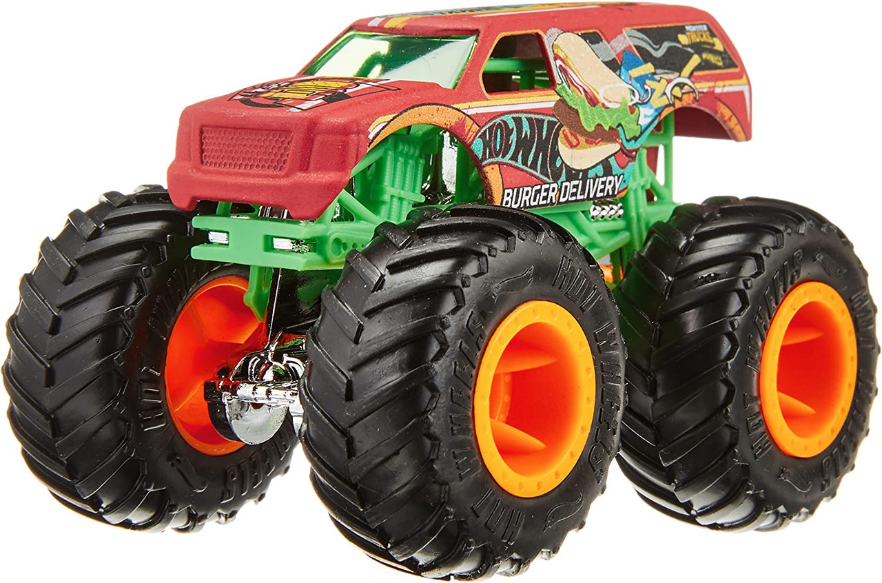 Hot Wheels Monster Trucks 4-Pack 1:64 Scale