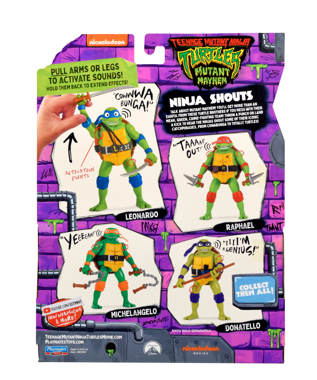 Teenage Mutant Ninja Turtles: Mutant Mayhem Movie Turtles Deluxe Ninja Teenage Mutant Ninja Turtles: Mutant Mayhem Movie Turtles Deluxe Ninja