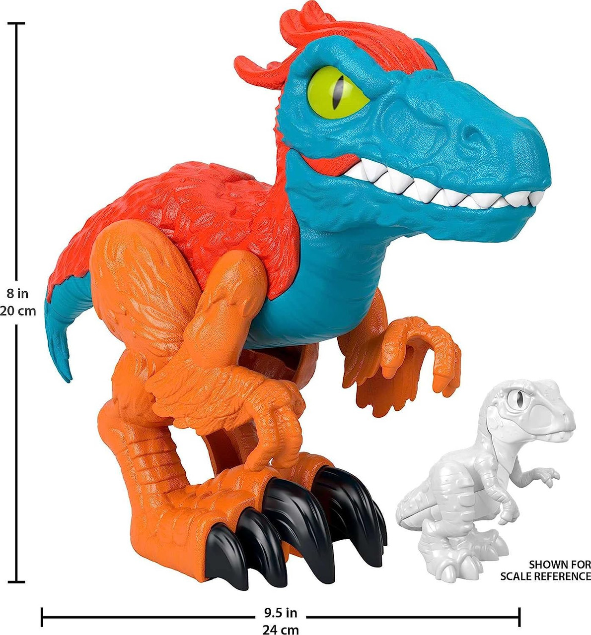Imaginext Jurassic World Dominion Pyroraptor XL Poseable Dinosaur Imaginext Jurassic World Dominion Pyroraptor XL Poseable Dinosaur