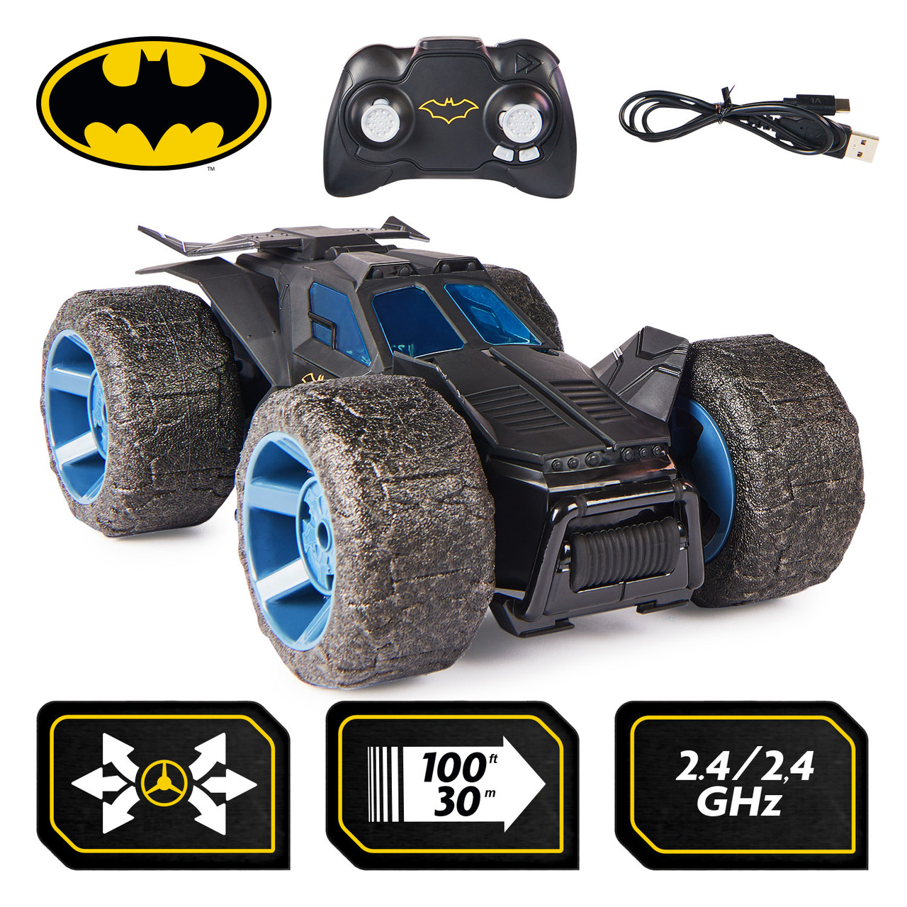 DC Batman Stunt Force Batmobile DC Batman Stunt Force Batmobile