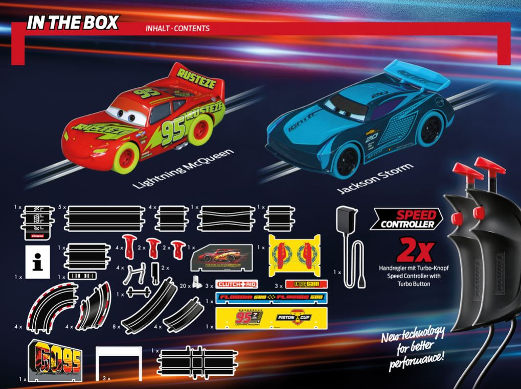 Carrera Go! Disney Pixar Glow racers