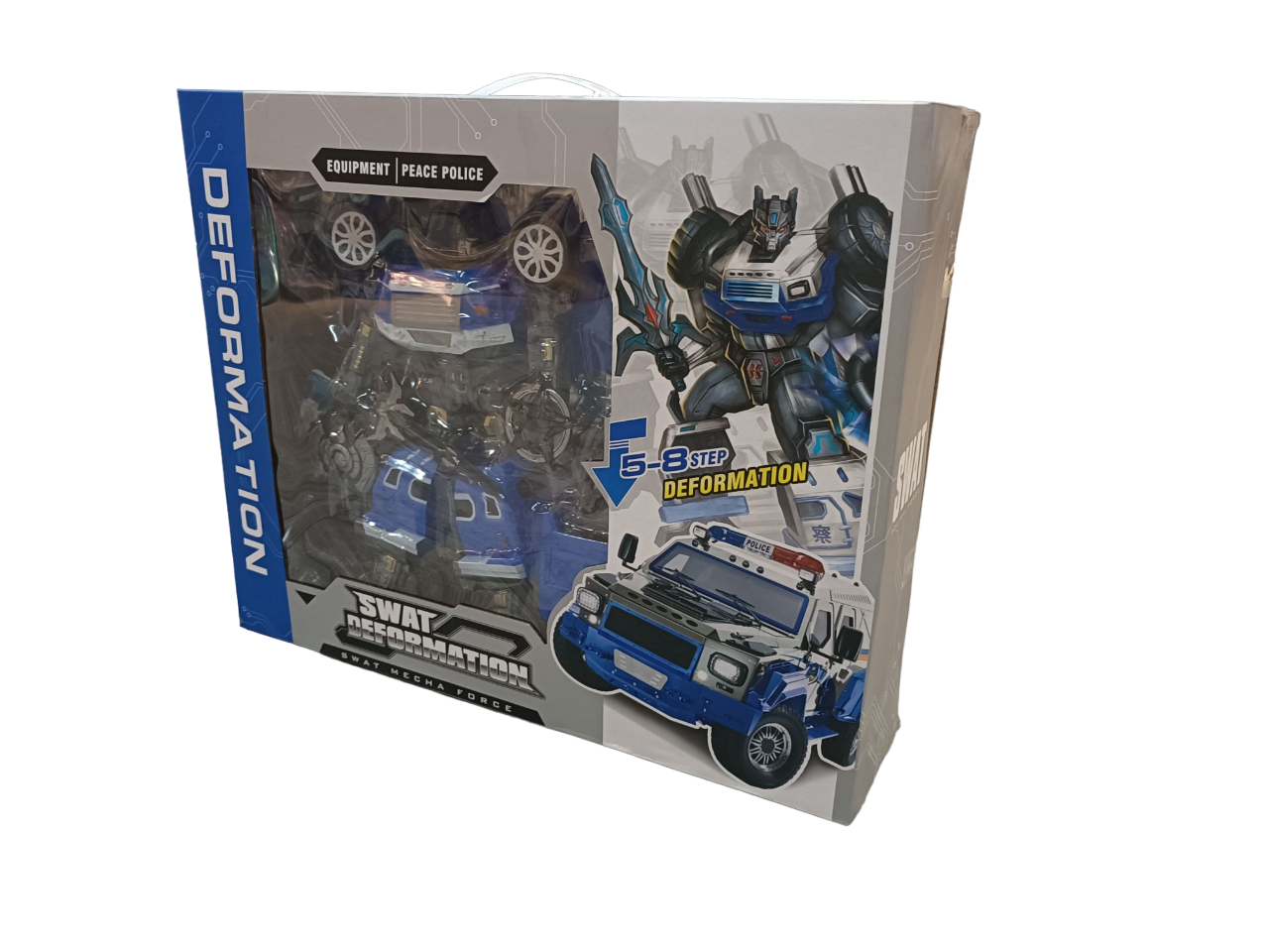 Police Car Transformable Robot