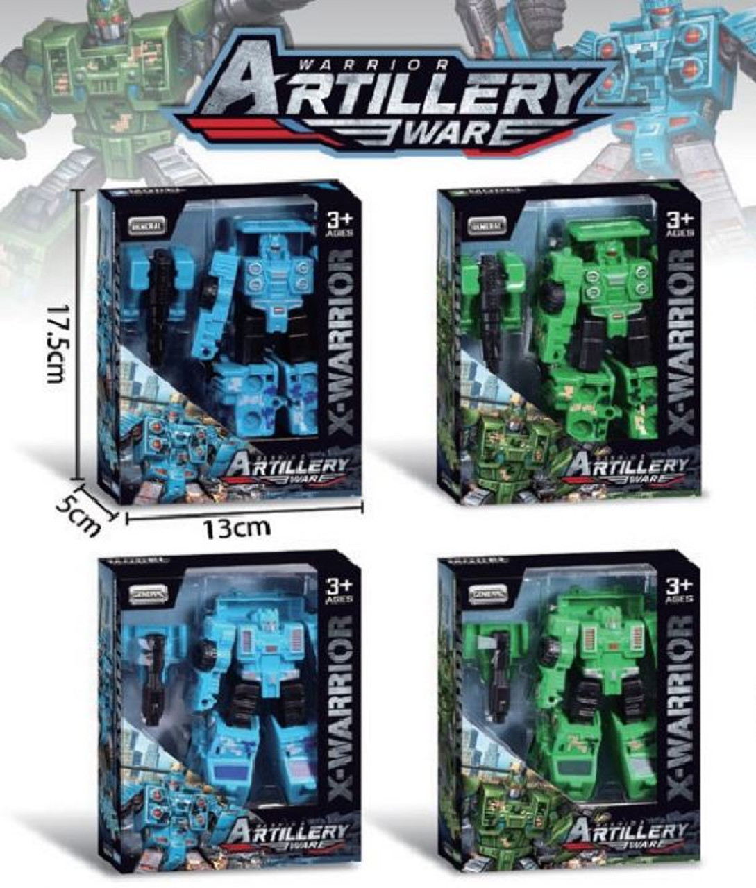 Transformable Robot (Blue/Green)