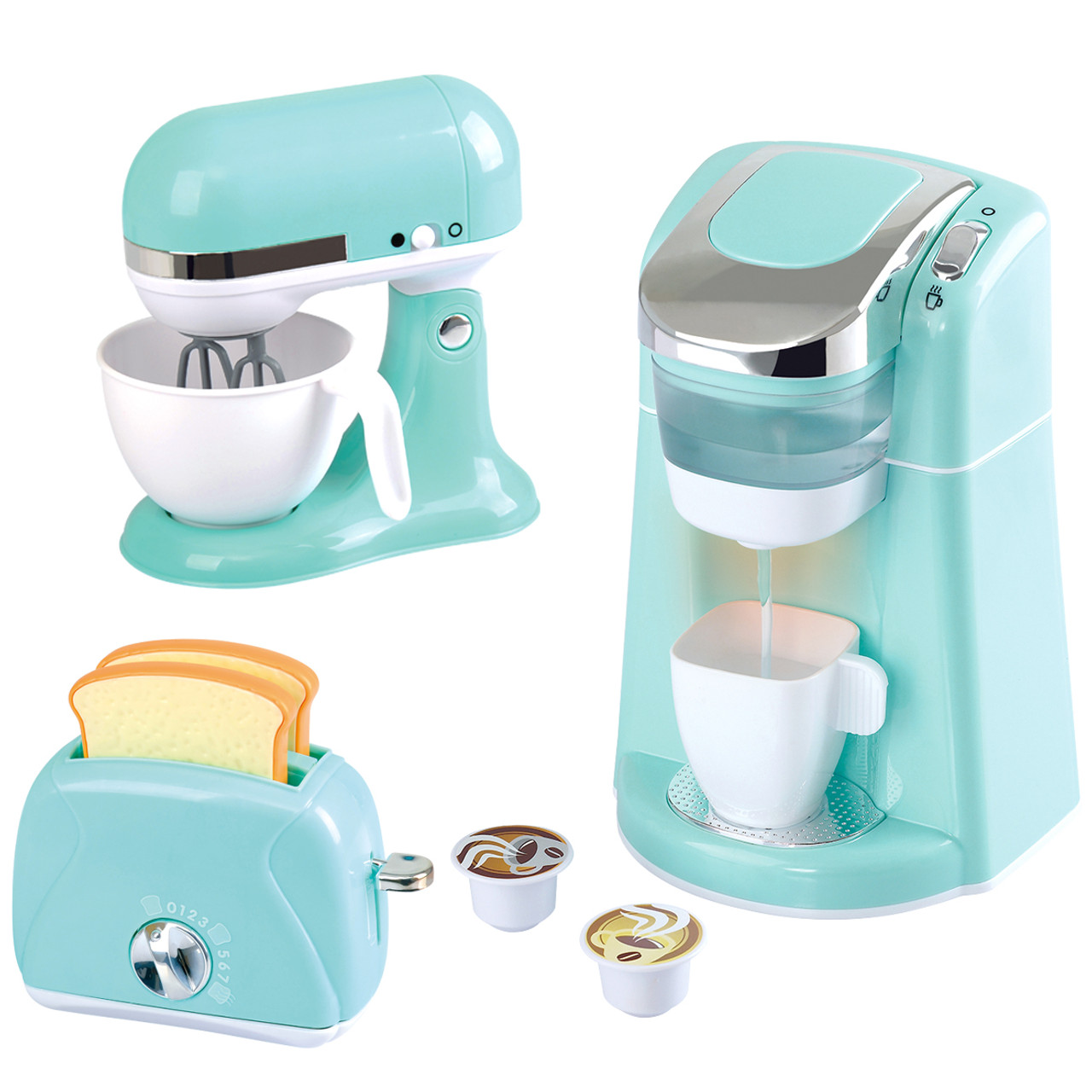Classy Kitchen Appliance Trio - Blue Classy Kitchen Appliance Trio - Blue