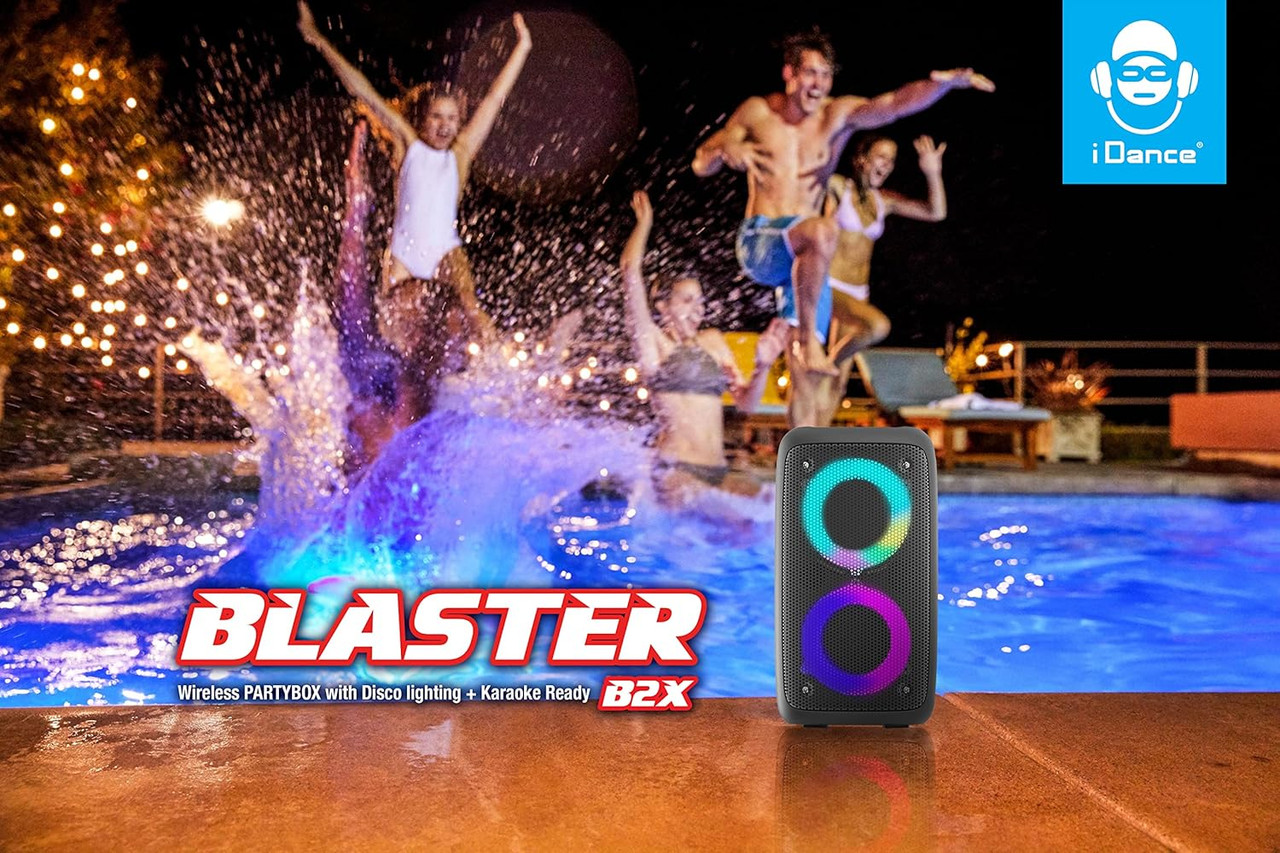 iDance Wireless PARTYBOX with Disco lighting & Karaoke