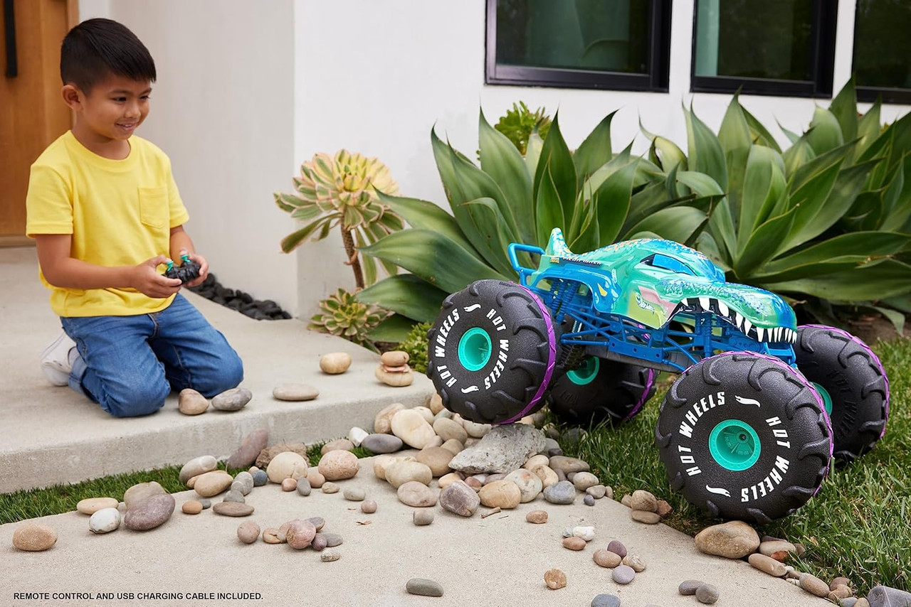 HOT WHEELS Monster Trucks XL 1:6 Scale MEGA-WREX RC Vehicle HOT WHEELS Monster Trucks XL 1:6 Scale MEGA-WREX RC Vehicle