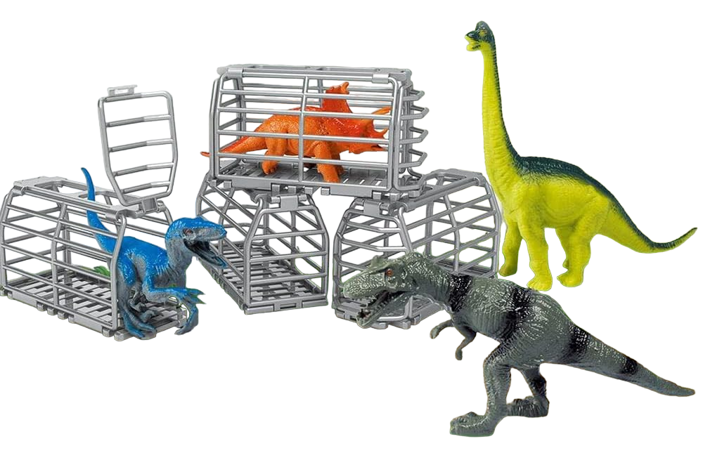 Disassembly Dinosaur in Cage