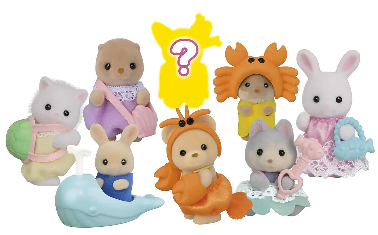 Sylvanian Families Baby Seashore Friends Series - Season 11 Blind Bag Sylvanian Families Baby Seashore Friends Series - Season 11 Blind Bag
