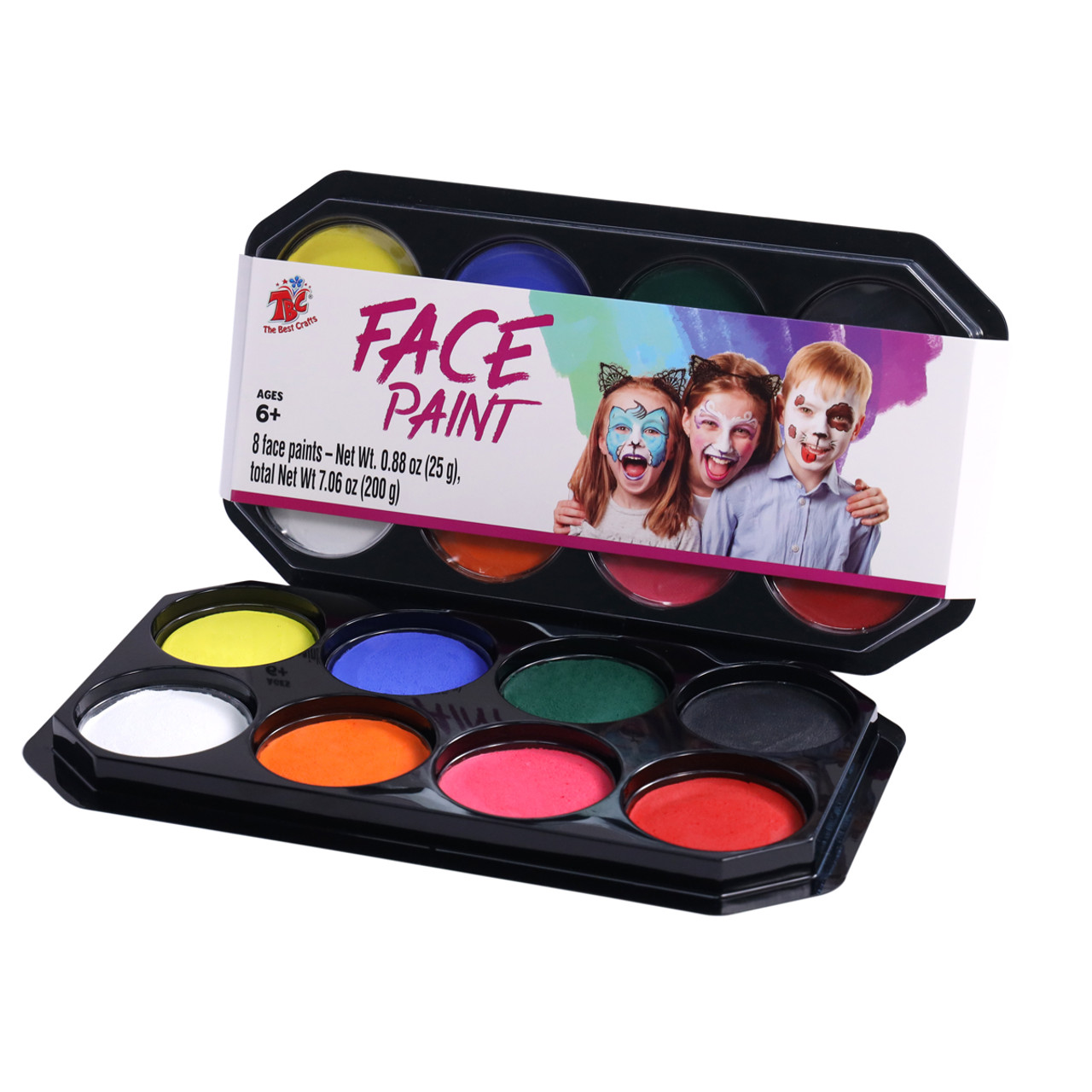 8 Face Paint (25g each) 8 Face Paint (25g each)