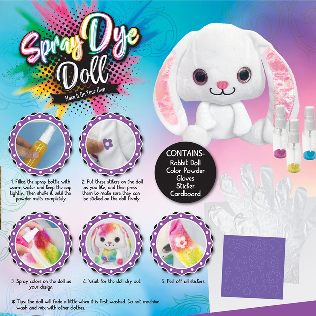 Spray DYE Doll - Bunny