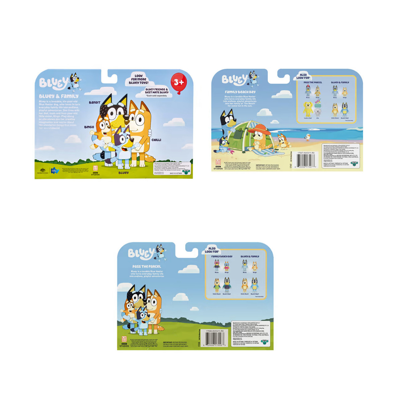 Bluey S9 4 Pack Figures