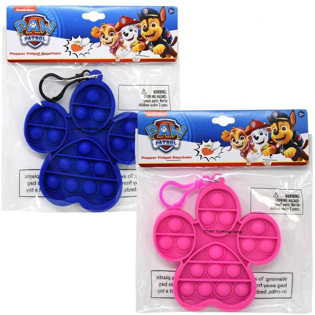 Paw Patrol Popper Fidget Keychain Paw Patrol Popper Fidget Keychain