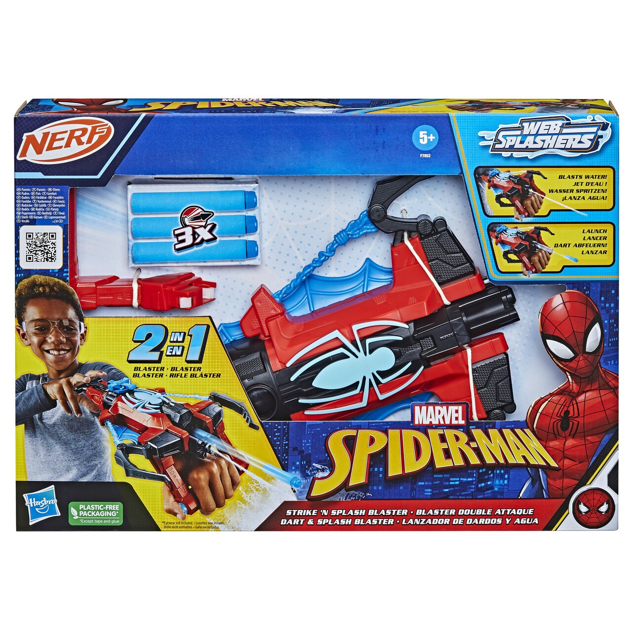 Marvel Spider-Man NERF Strike 'N Blaster