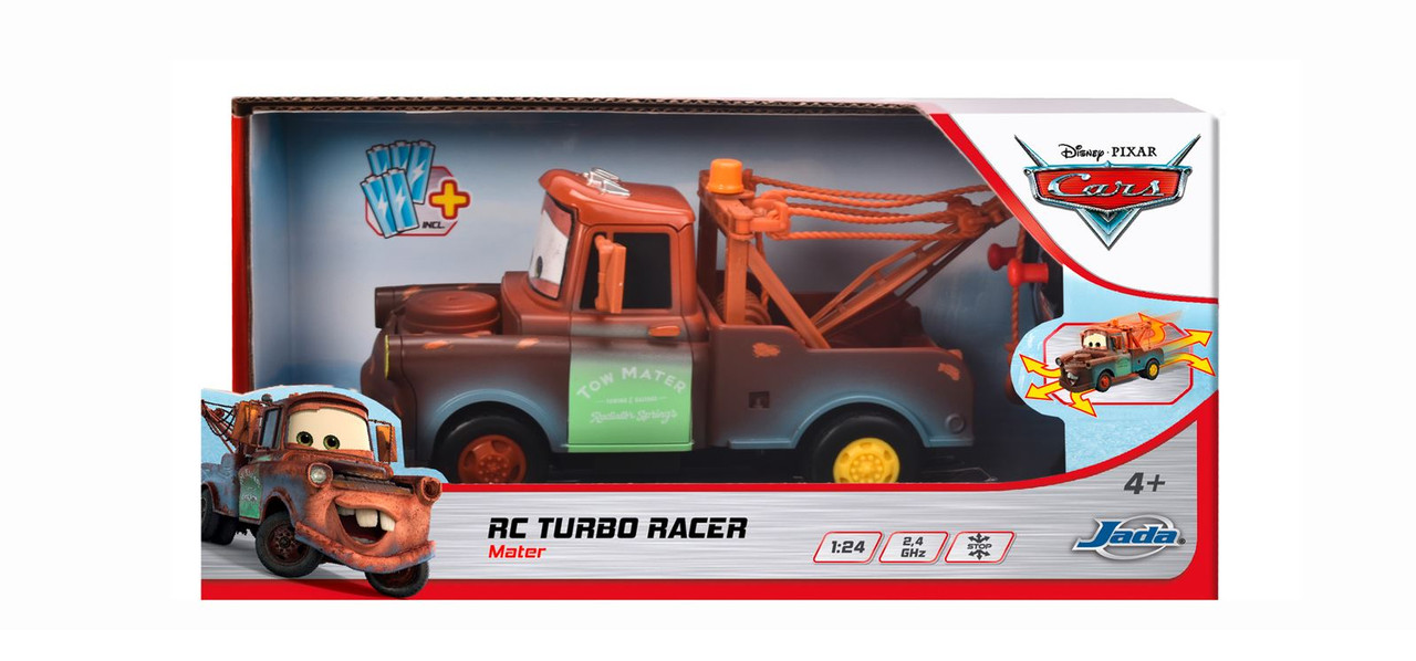 Disney Cars RC Turbo Racer Mater 1:24