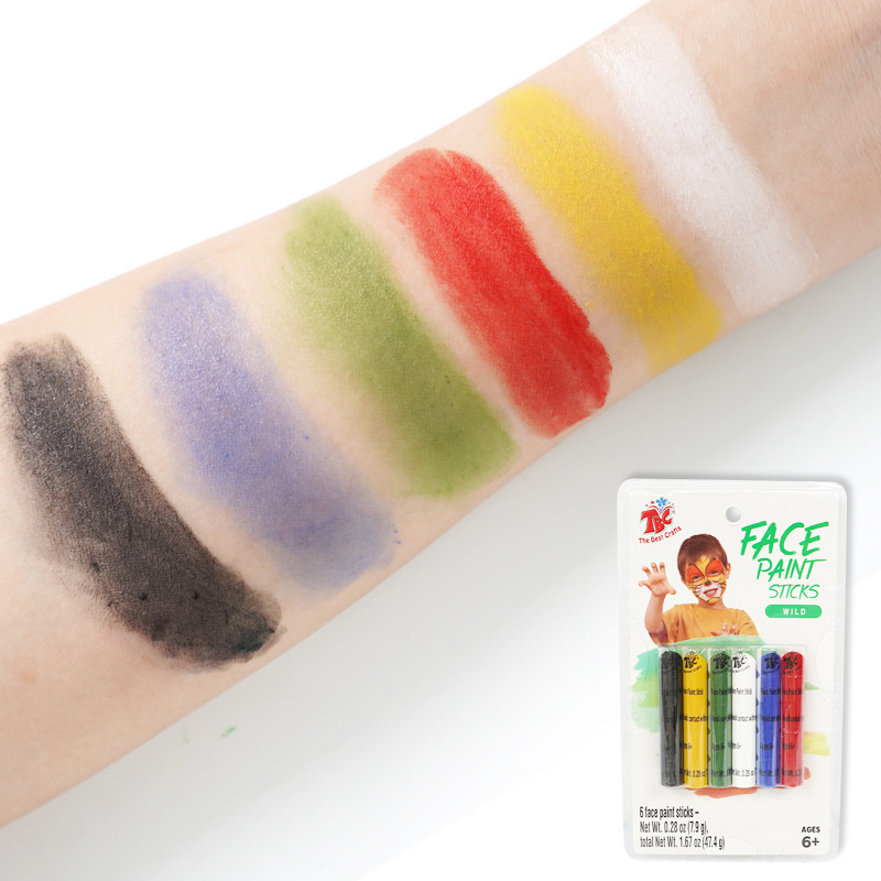 The Best Craft - Face Paint Sticks 6 Pack