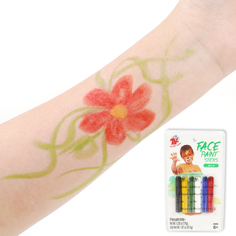 The Best Craft - Face Paint Sticks 6 Pack