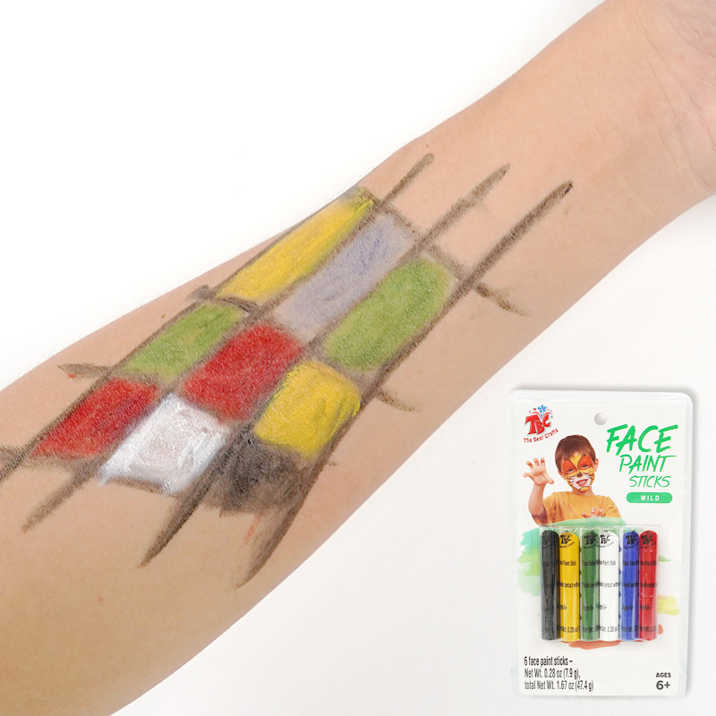 The Best Craft - Face Paint Sticks 6 Pack