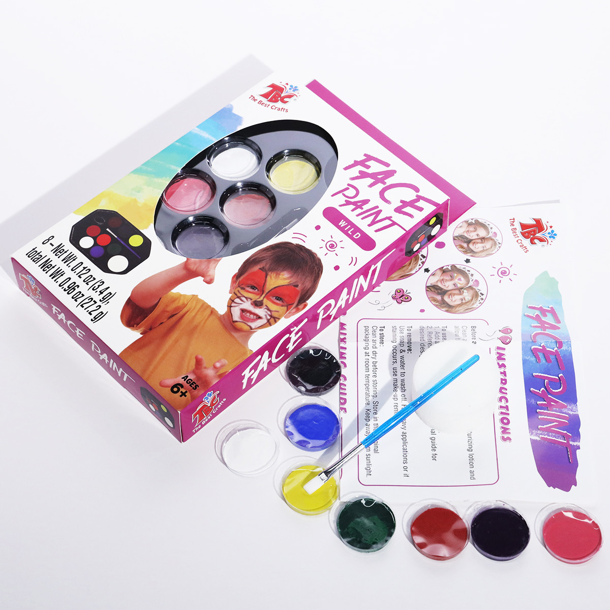 The Best Craft Face Paint - Wild