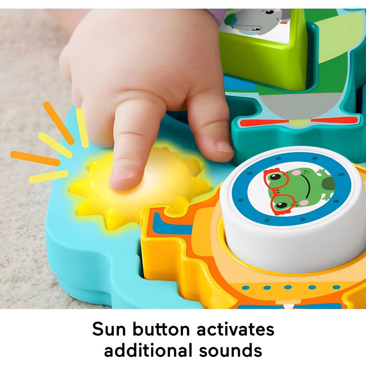 Fisher-Price Infant Shapes & Sounds Vehicle Puzzle - Animals Fisher-Price Infant Shapes & Sounds Vehicle Puzzle - Animals