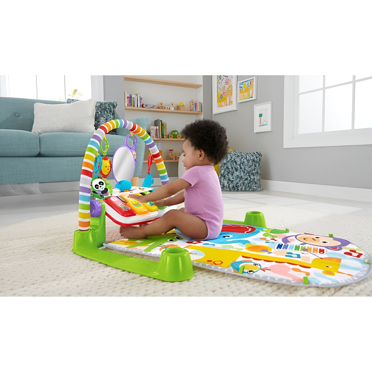 Fisher-Price Deluxe Kick Play Piano Gym