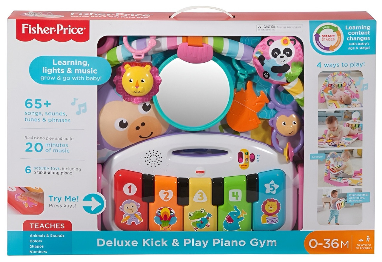 Fisher-Price Deluxe Kick Play Piano Gym