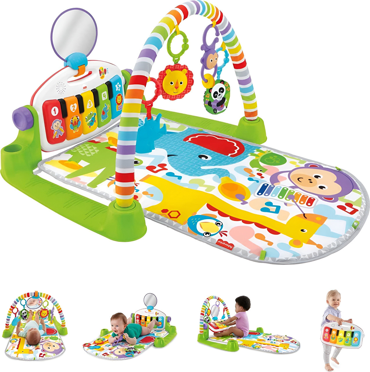 Fisher-Price Deluxe Kick Play Piano Gym
