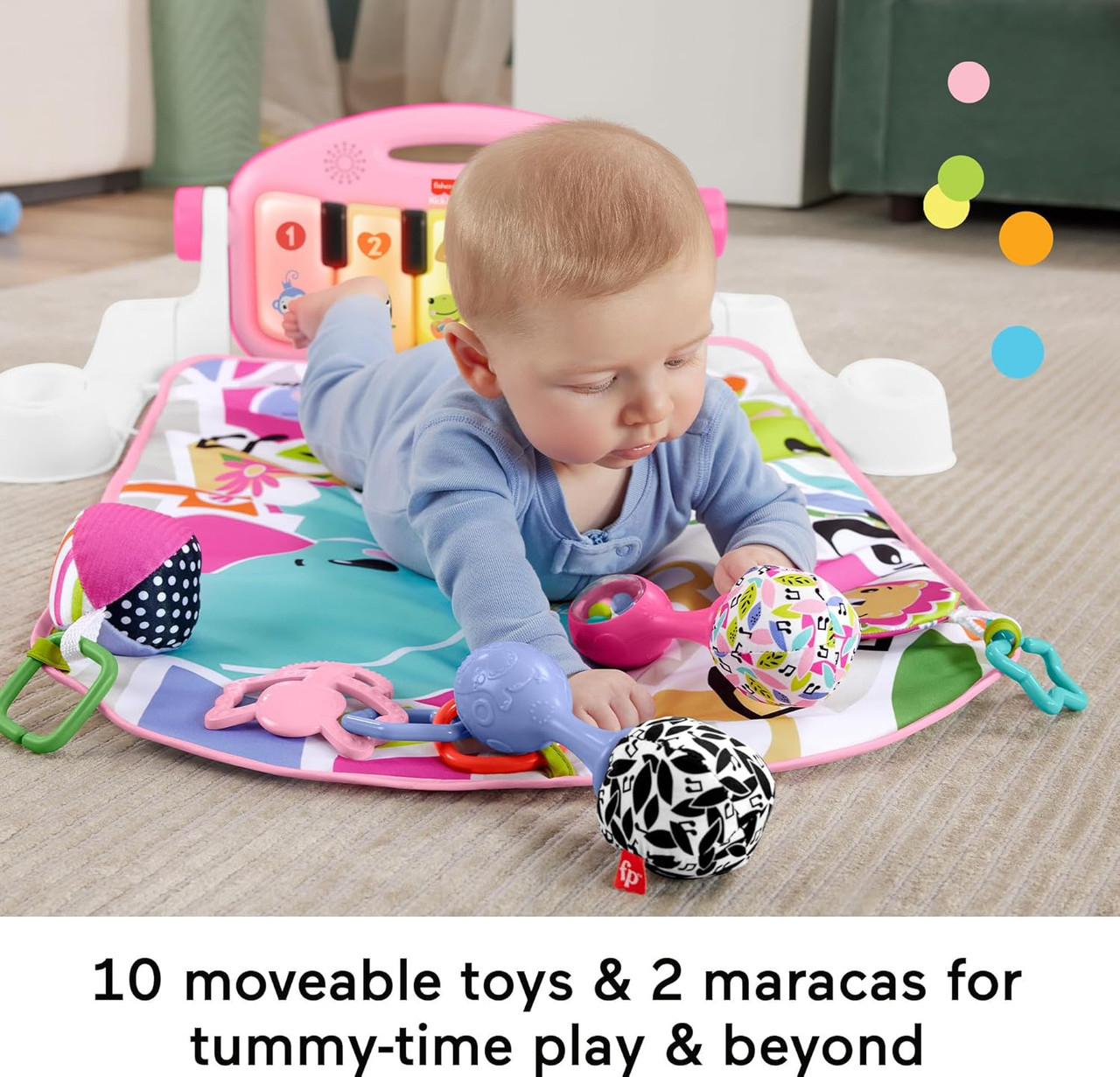 Fisher-Price Baby Gift Set Glow and Grow Kick & Play Piano Gym Fisher-Price Baby Gift Set Glow and Grow Kick & Play Piano Gym