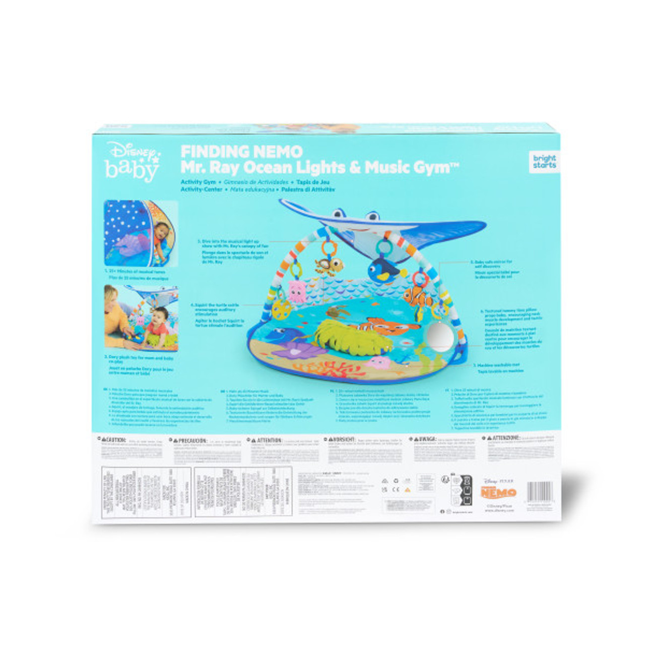 Bright Starts Finding Nemo Mr. Ray Ocean Lights & Music Gym Bright Starts Finding Nemo Mr. Ray Ocean Lights & Music Gym