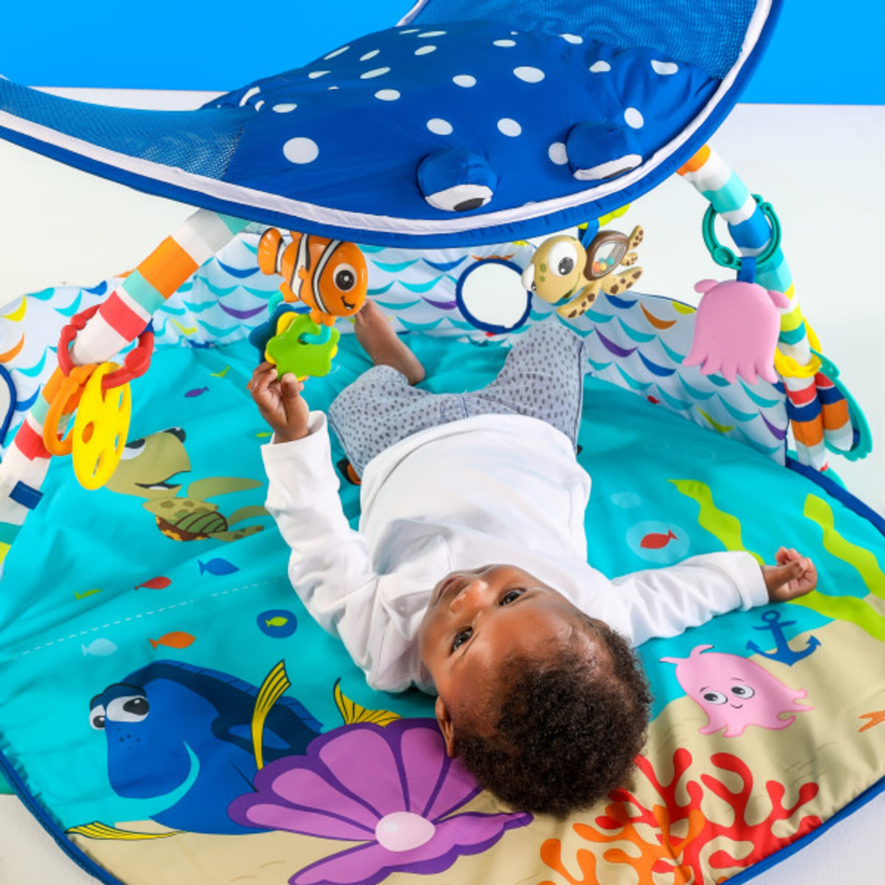 Bright Starts Finding Nemo Mr. Ray Ocean Lights & Music Gym Bright Starts Finding Nemo Mr. Ray Ocean Lights & Music Gym