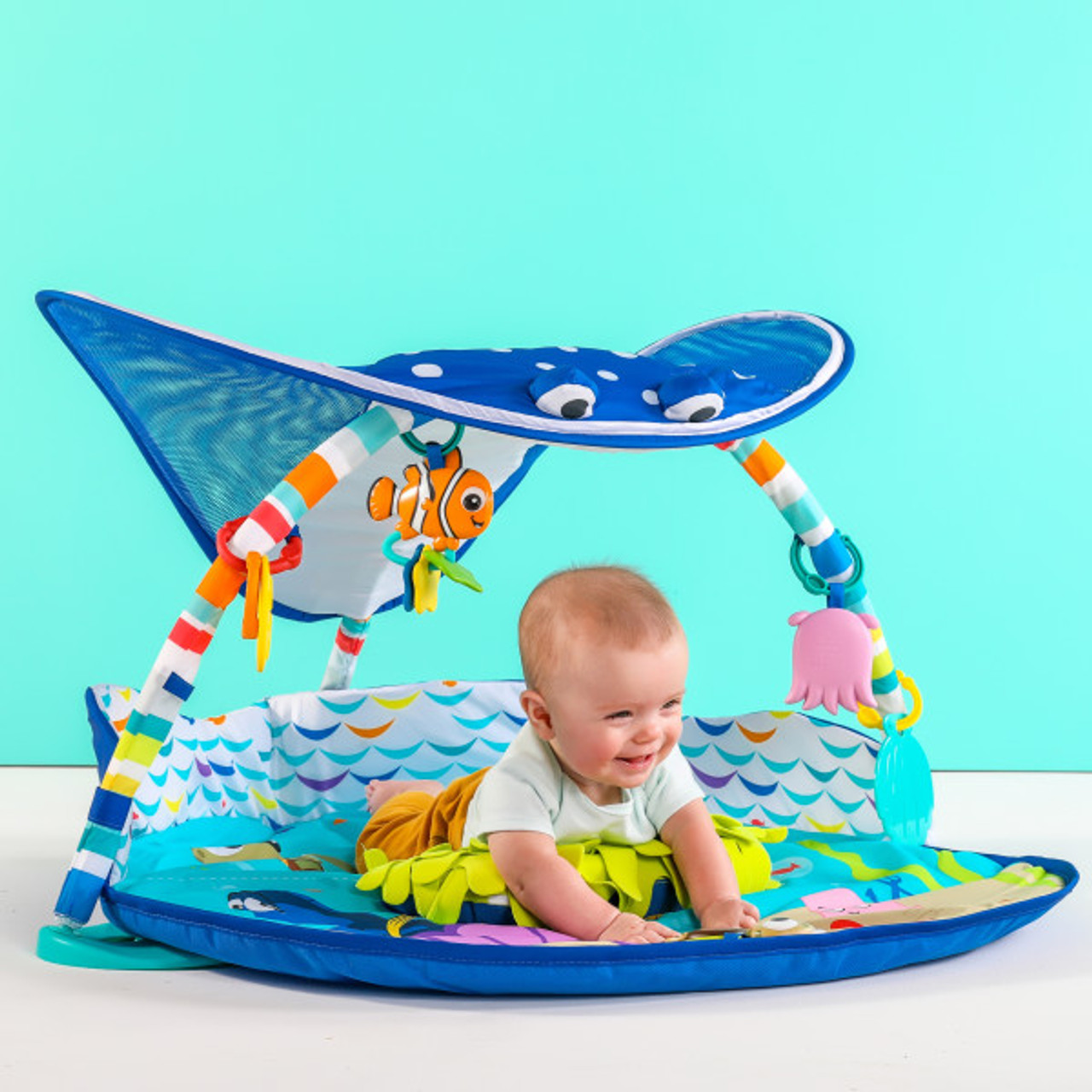 Bright Starts Finding Nemo Mr. Ray Ocean Lights & Music Gym Bright Starts Finding Nemo Mr. Ray Ocean Lights & Music Gym