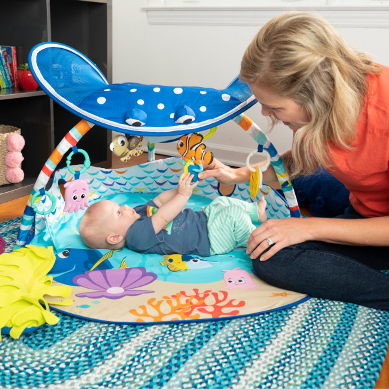 Bright Starts Finding Nemo Mr. Ray Ocean Lights & Music Gym Bright Starts Finding Nemo Mr. Ray Ocean Lights & Music Gym