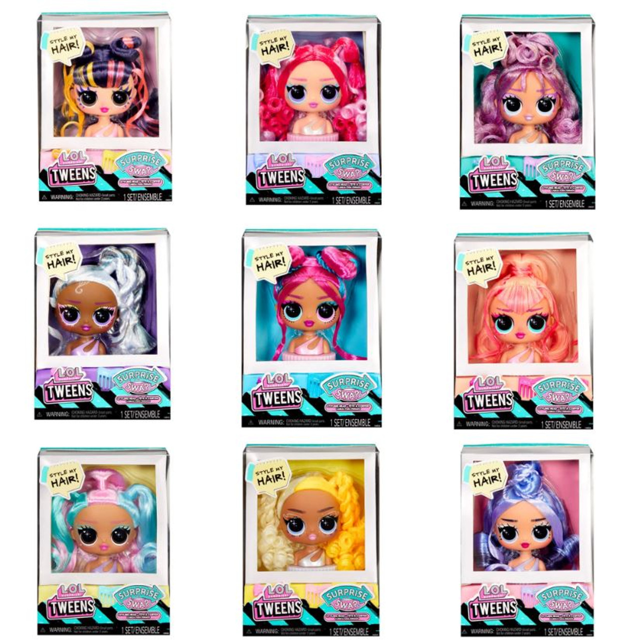 L.O.L. Surprise! Tweens Surprise Swap Styling Heads Including Fabulous Hair Accessories