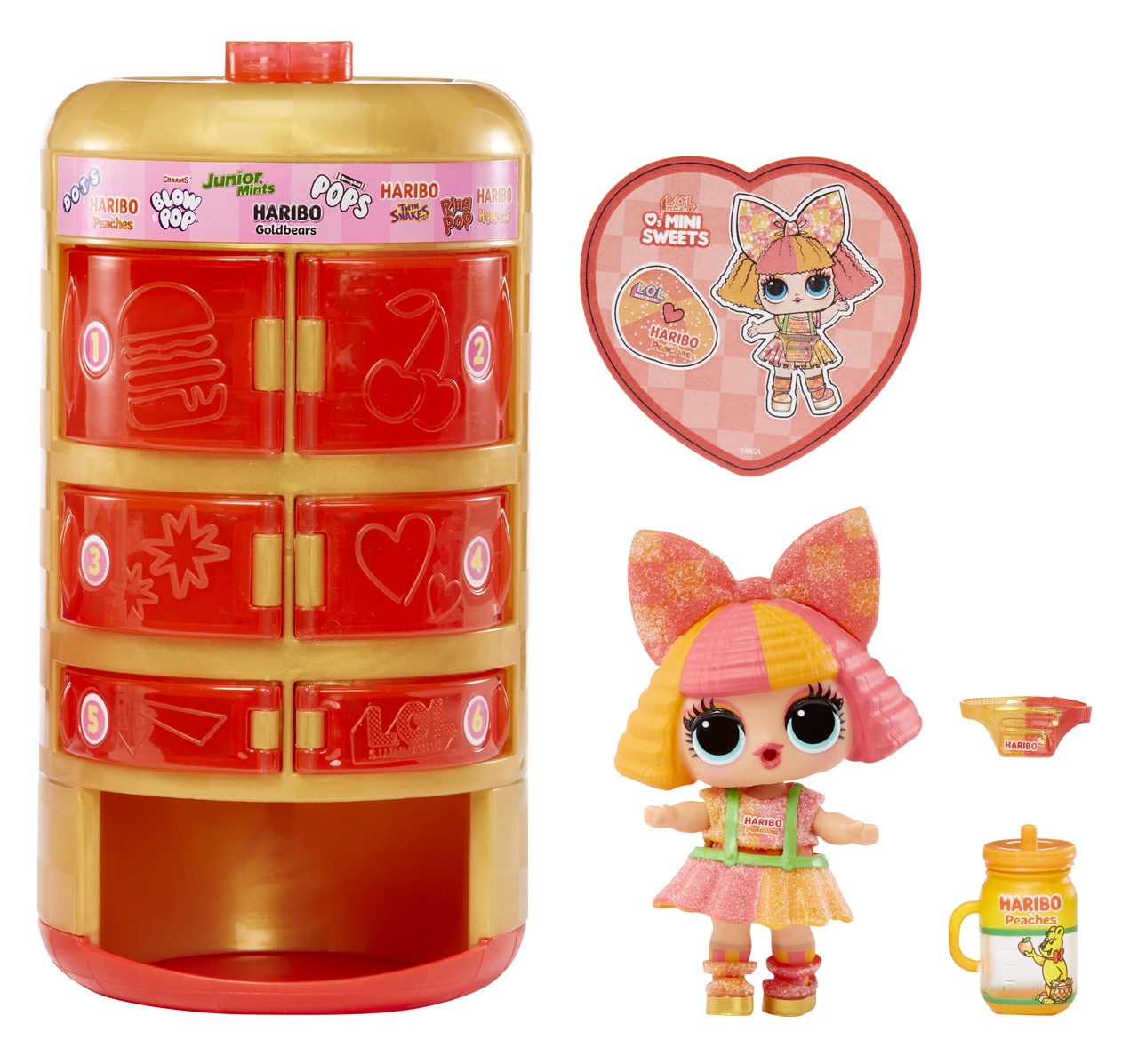 L.O.L. Surprise Loves Mini Sweets X Haribo Vending Machine L.O.L. Surprise Loves Mini Sweets X Haribo Vending Machine