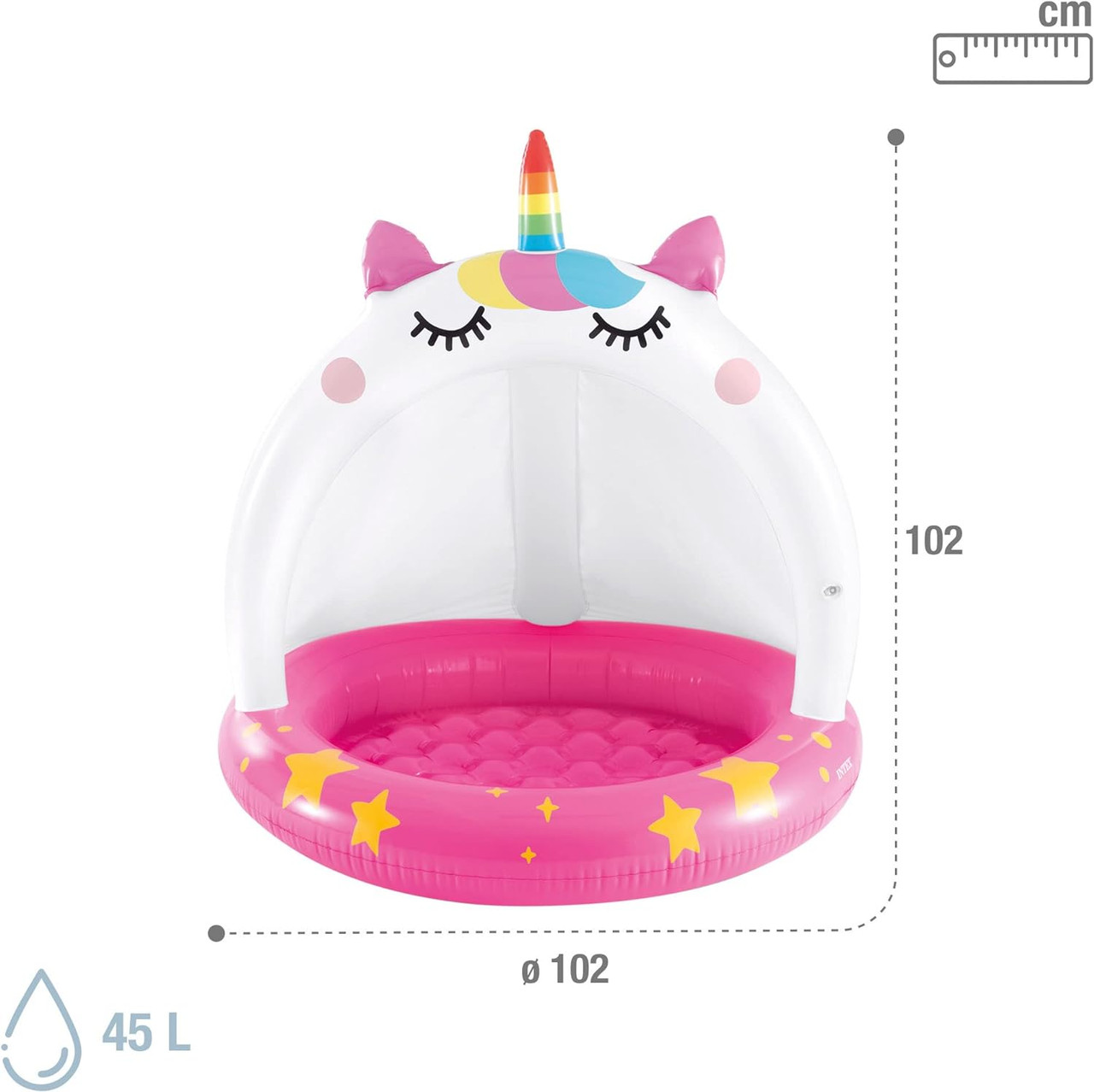 Intex Caticorn Baby Pool Inflated 102cm