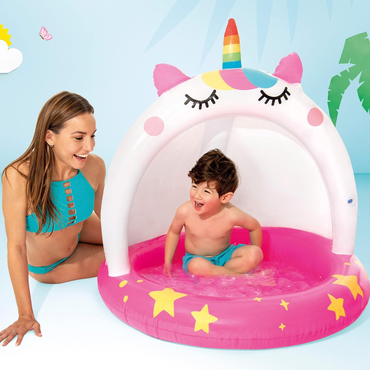 Intex Caticorn Baby Pool Inflated 102cm