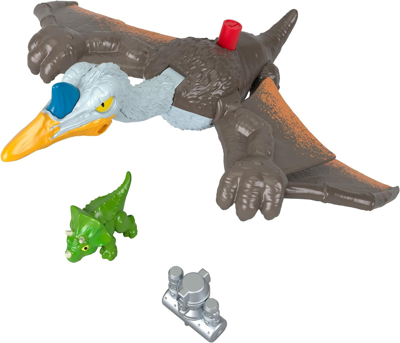 Imaginext Jurassic World Dominion Quetzal Dinosaur Toy With Soaring Action