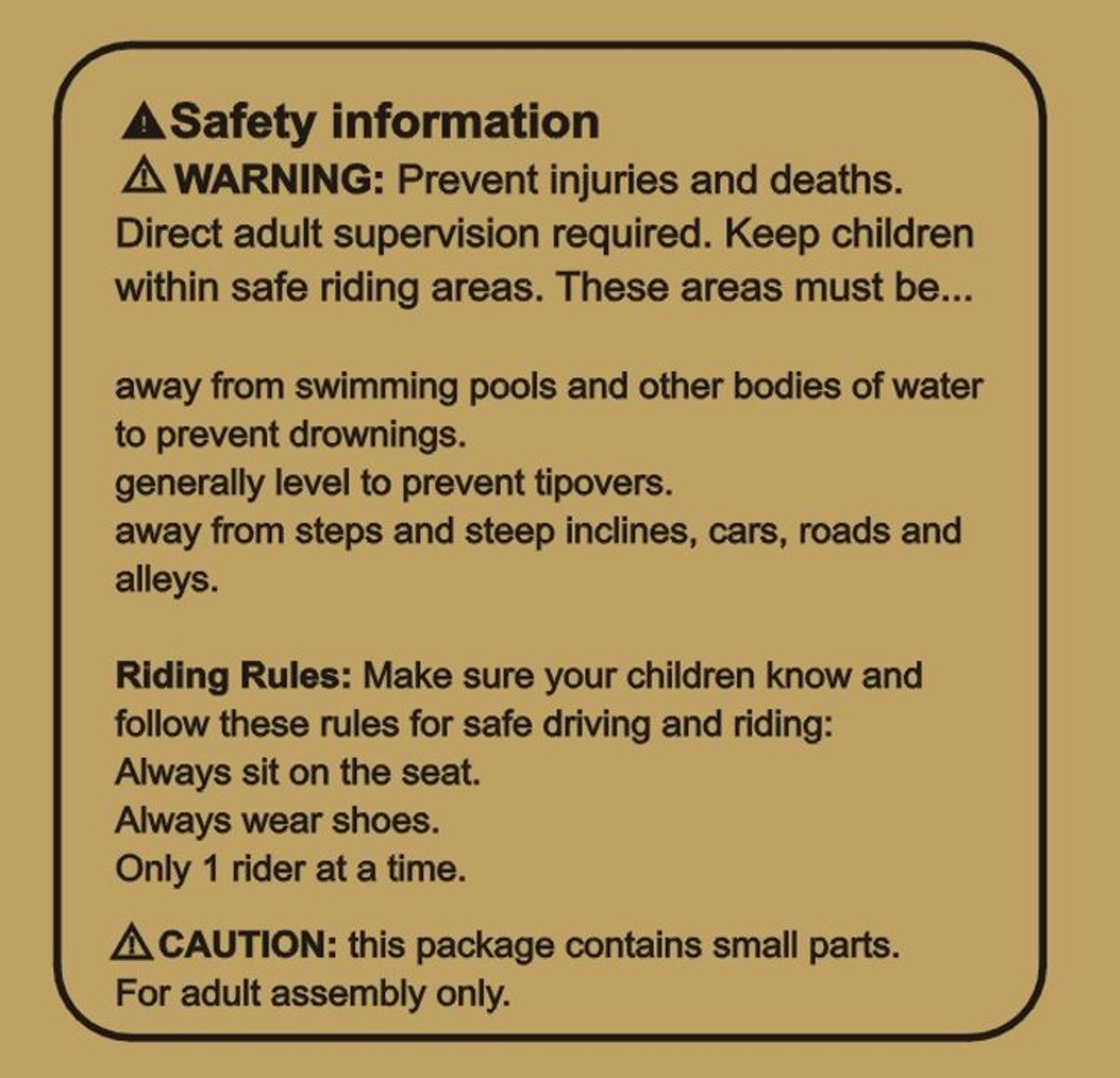 Push Ride-On Caterpillar