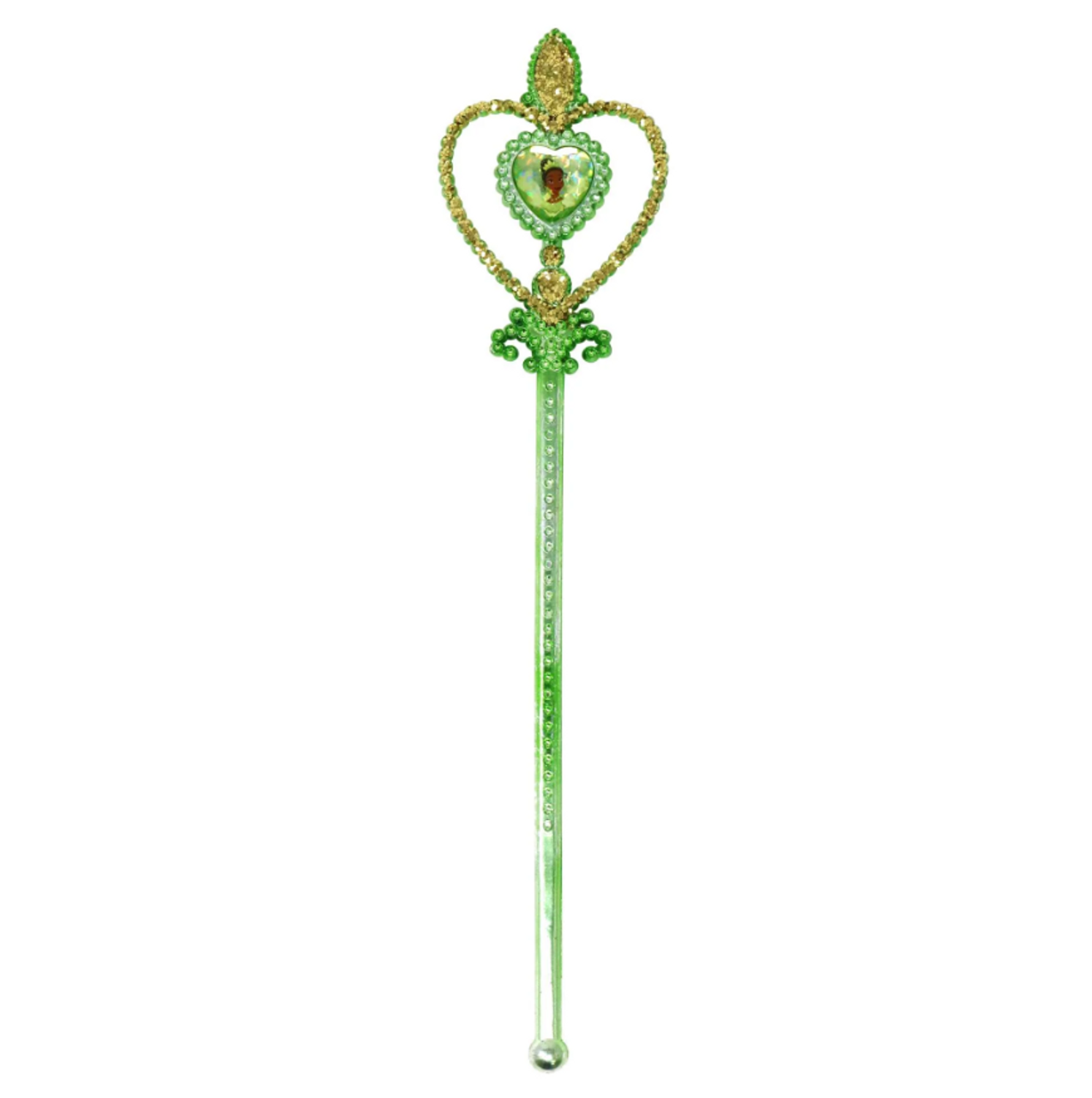 Disney Princess Tiana Heart Gemstone & Glitter Wand Disney Princess Tiana Heart Gemstone & Glitter Wand
