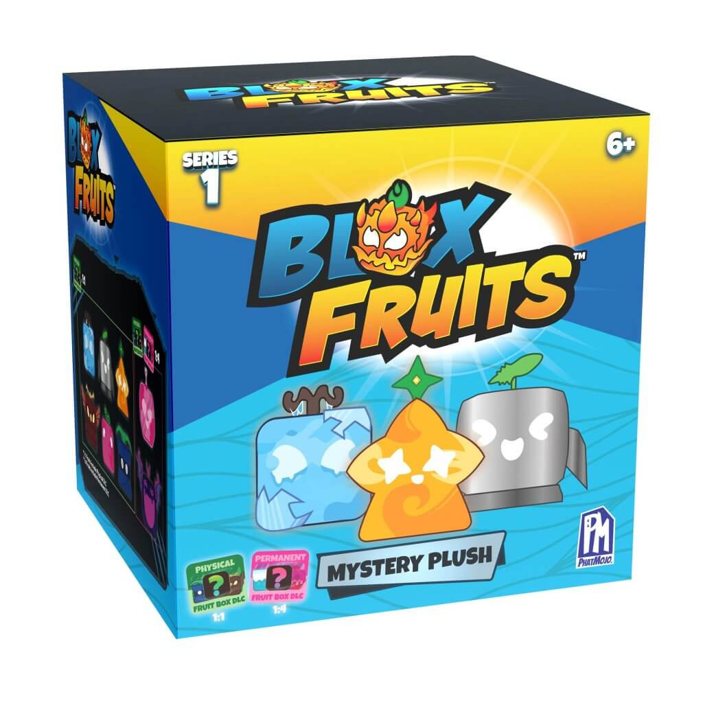 Blox Fruits - 4" Collectible Blind Box Plush with DLC Code