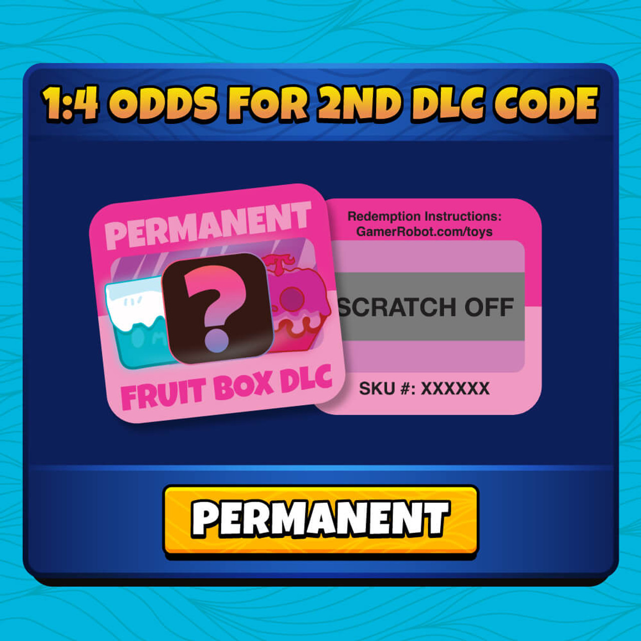 Blox Fruits - 4" Collectible Blind Box Plush with DLC Code Blox Fruits - 4" Collectible Blind Box Plush with DLC Code