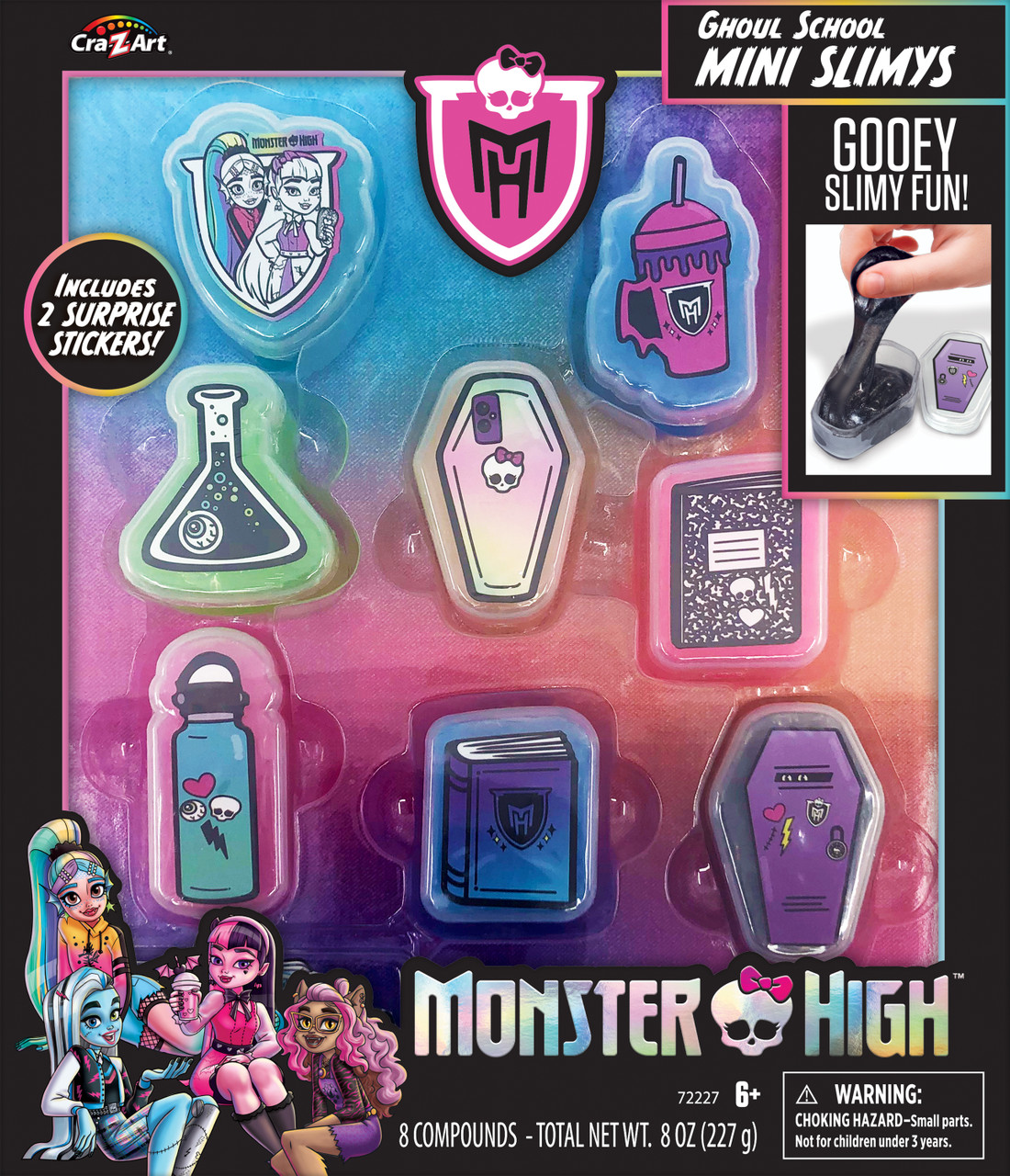 Cra-Z-Art Monster High Slimy Ghoul School Mini Mania Cra-Z-Art Monster High Slimy Ghoul School Mini Mania