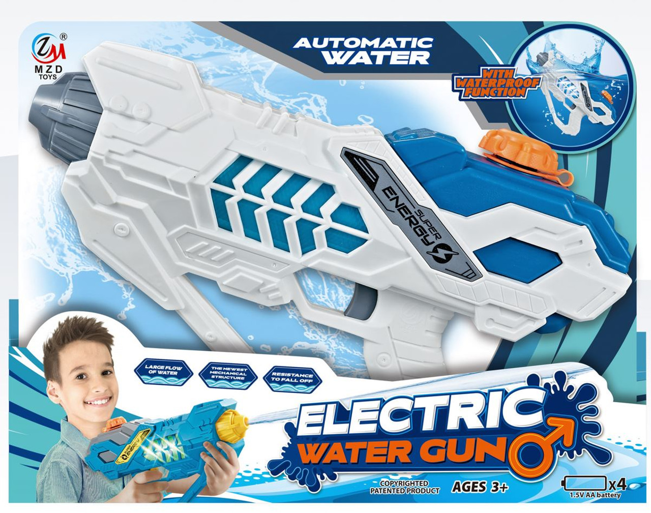 Electric Water Gun With LED