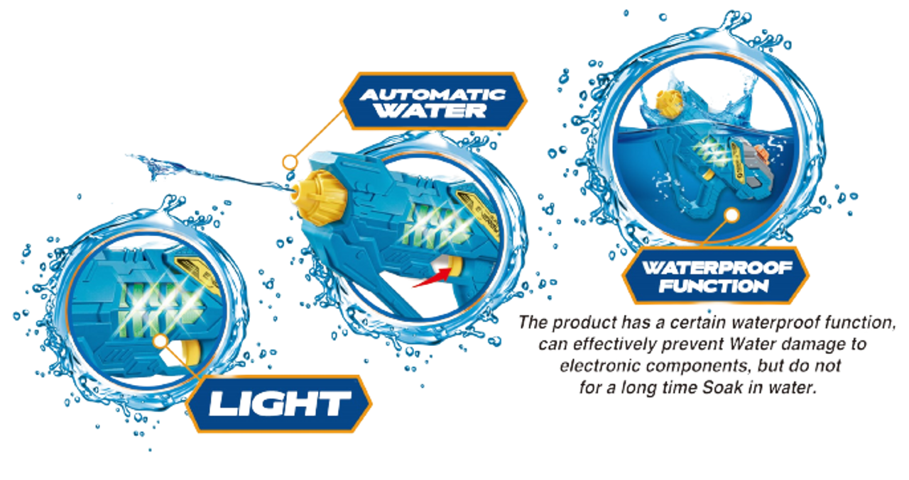 Electric Water Gun With LED