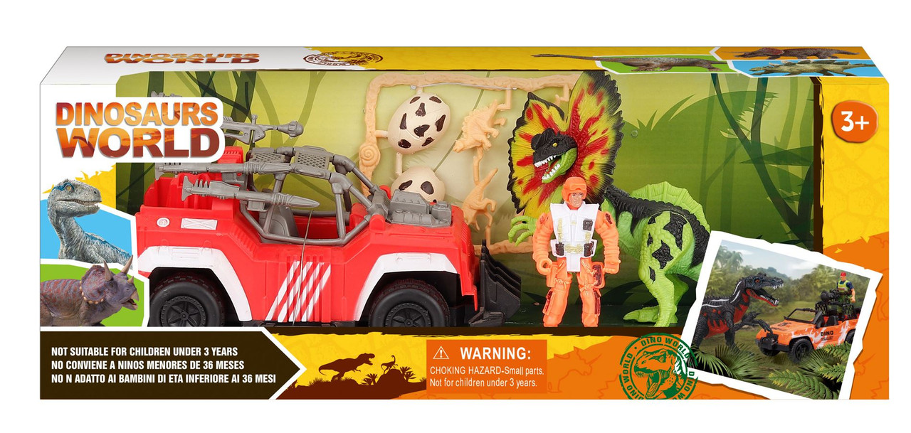 Dinosaur World Dilophosaurus Playset